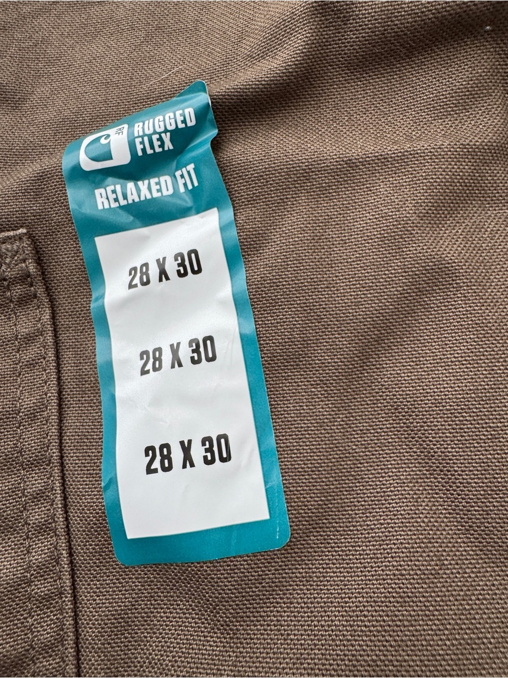 Carhartt Men's Rugged Flex Duck Relaxed Fit Utility Work 28” x 30” - Picture 3 of 5